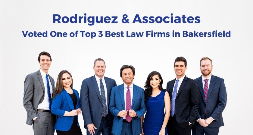 Rodriguez and associates voted top 3 law firms in bakersfield