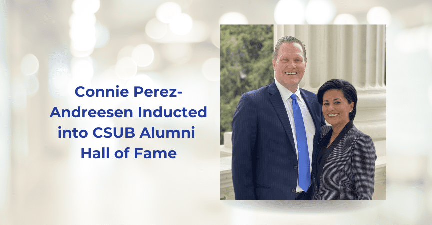 Connie Perez-Andreesen Inducted into CSUB Alumni Hall of Fame