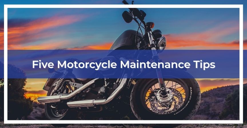 five motorcycle maintenance tips