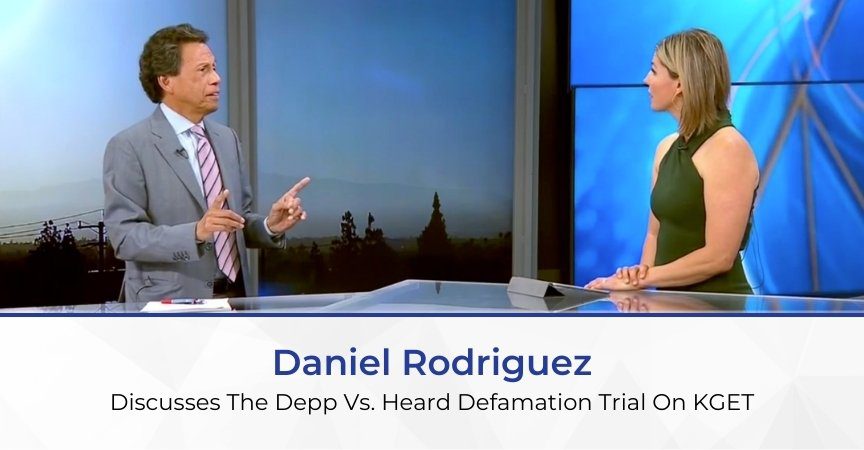 daniel rodriguez discusses the depp vs heard defamation trial on kget