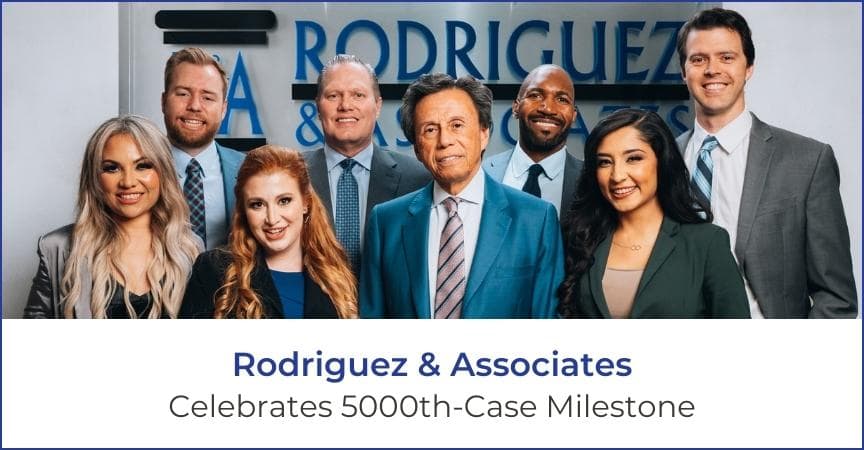 Rodriguez & Associates Celebrates 5000th-Case Milestone