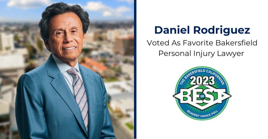 Daniel Rodriguez Voted As Favorite Bakersfield Personal Injury Lawyer