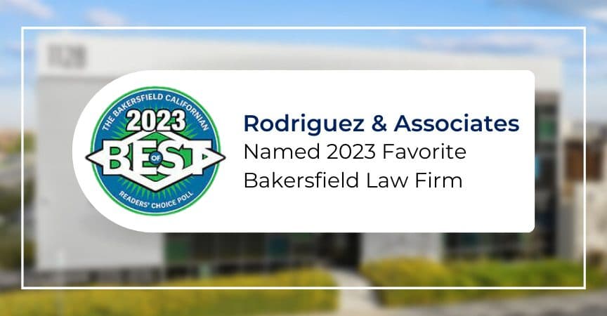 Rodriguez & Associates Named 2023 Favorite Bakersfield Law Firm