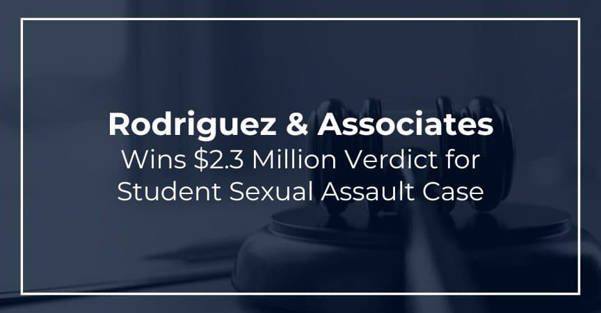 Rodriguez and Associates Wins $2.3 Million Verdict