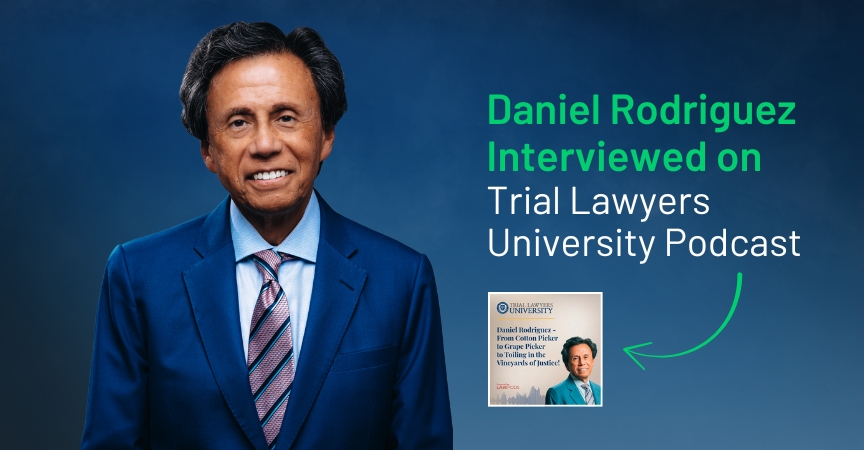 daniel rodriguez interviewed on trial lawyers university podcast