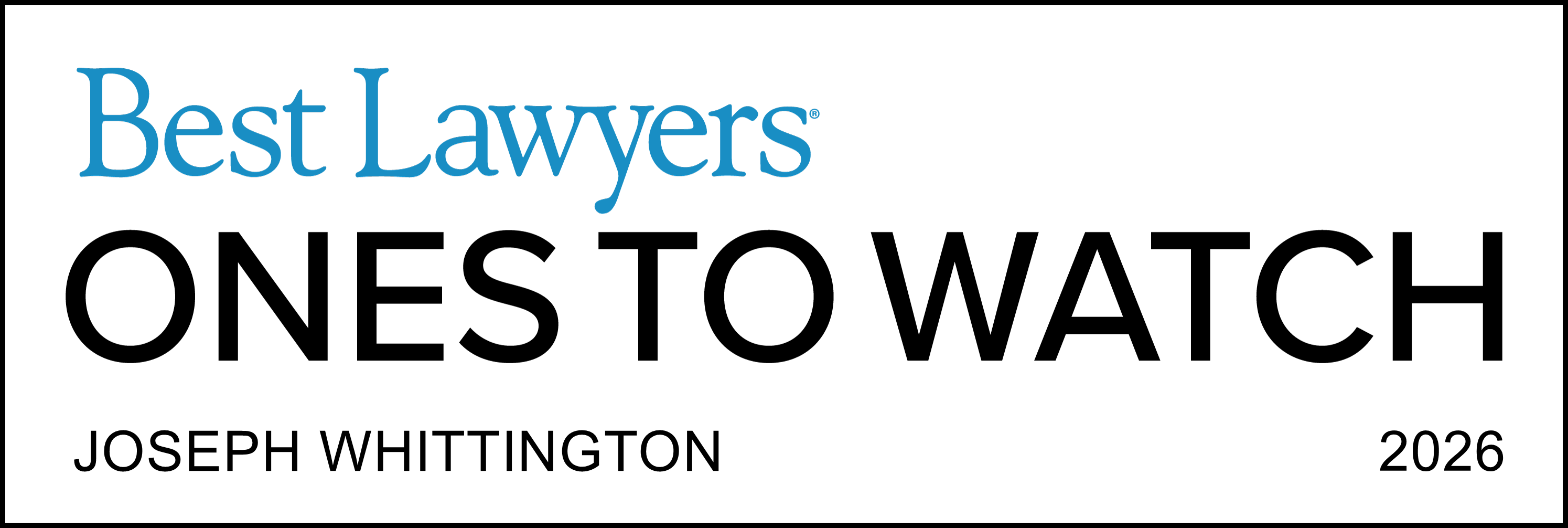 ones to watch lawyer logo joseph