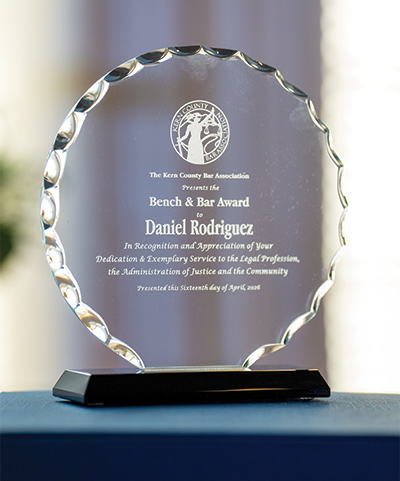 Daniel Rodriguez Bench And Bar Award 2026