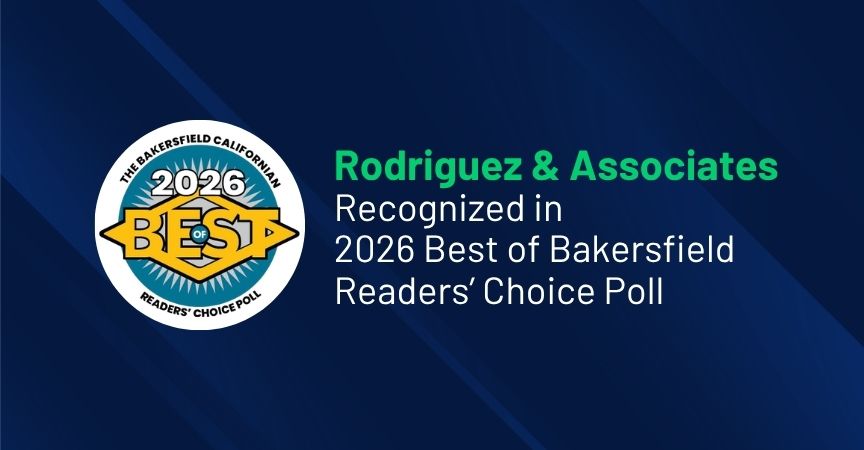 Rodriguez & Associates Recognized in 2026 Best of Bakersfield Readers’ Choice Poll